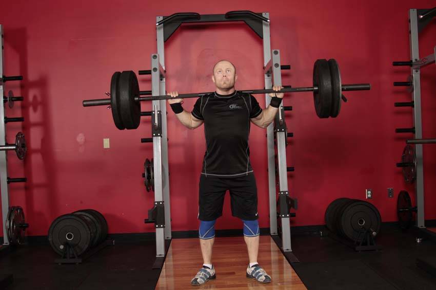 Push Press - Behind the Neck reference position 1