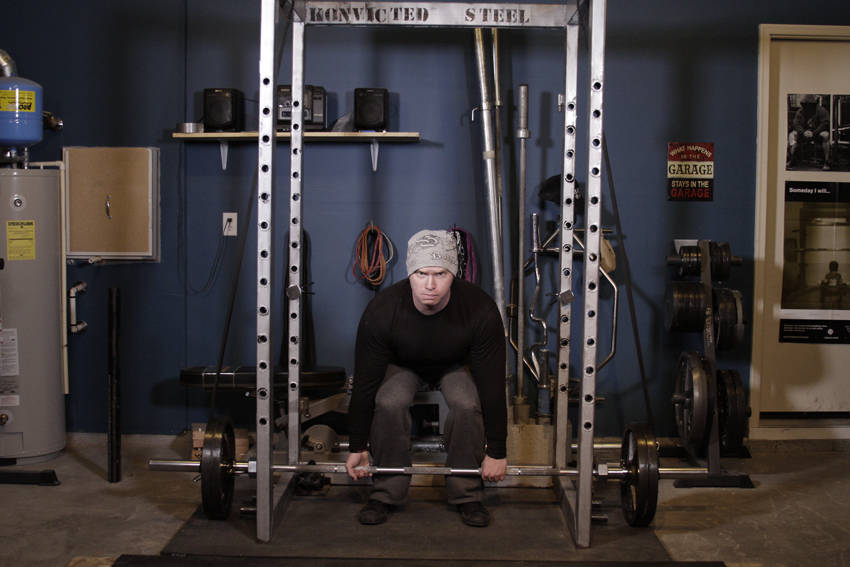 Reverse Band Deadlift reference position 1