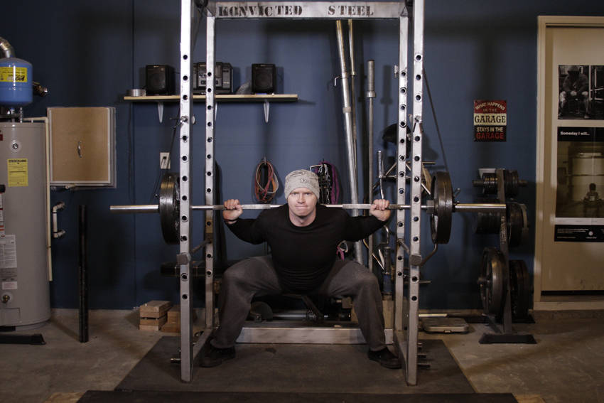 Reverse Band Power Squat reference position 2
