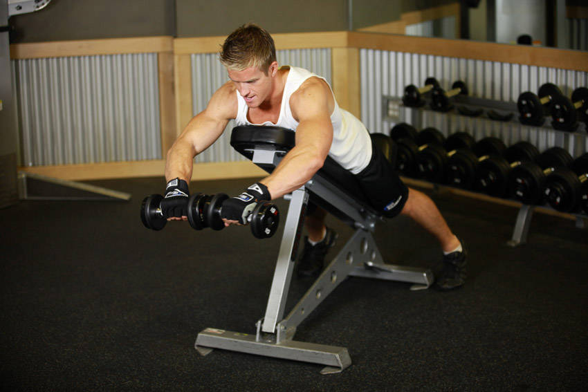 Reverse Flyes With External Rotation reference position 1