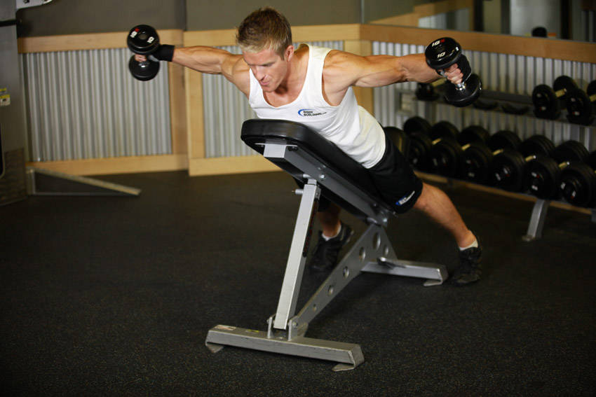 Reverse Flyes With External Rotation reference position 2