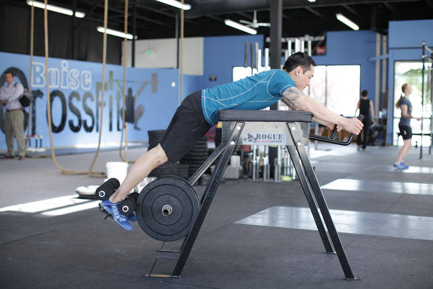 Reverse Hyperextension reference position 2