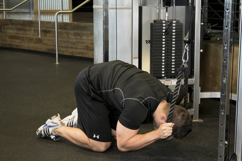 Rope Crunch reference position 2