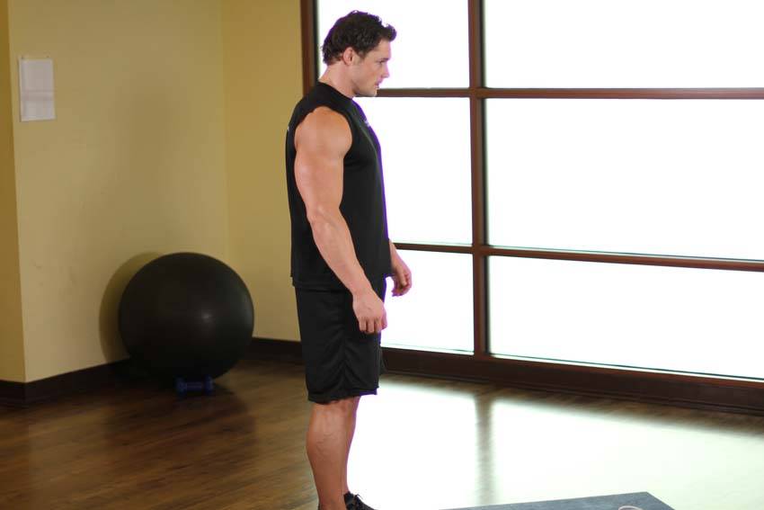 Runner's Stretch reference position 1