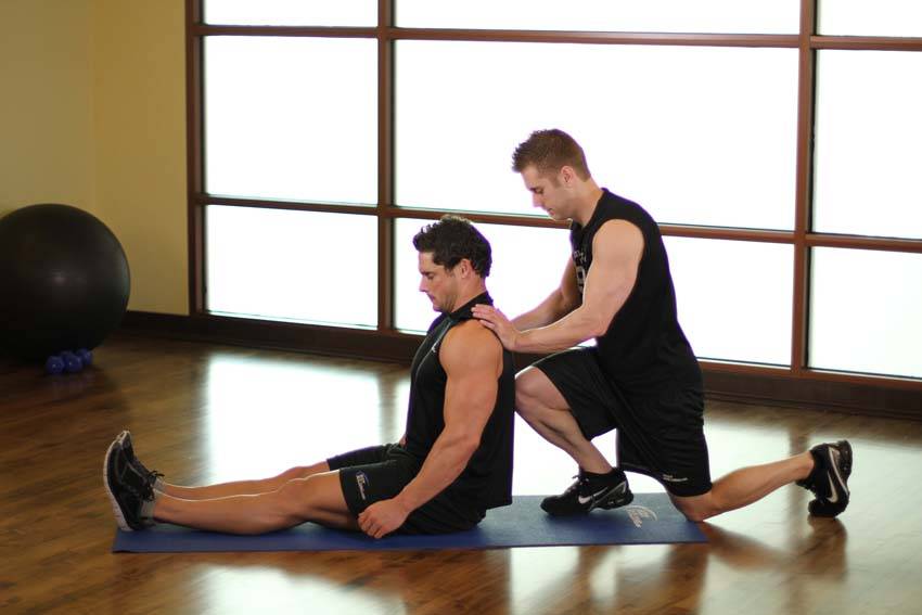 Seated Hamstring reference position 1