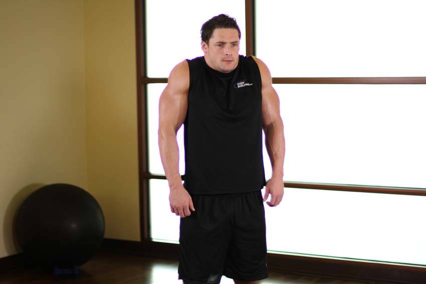 Shoulder Raise reference position 2