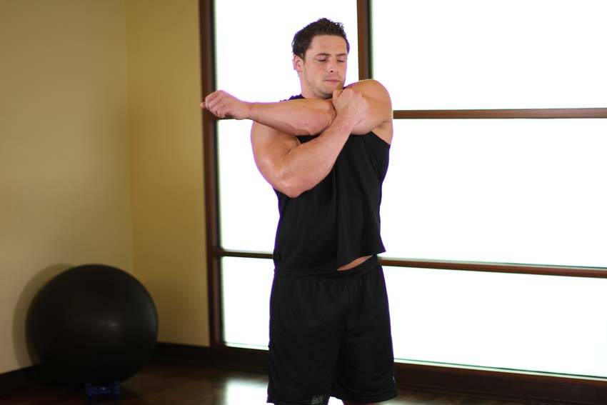 Shoulder Stretch reference position 2