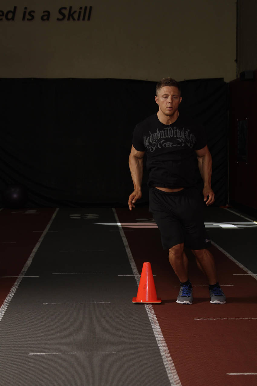 Side Hop-Sprint reference position 1