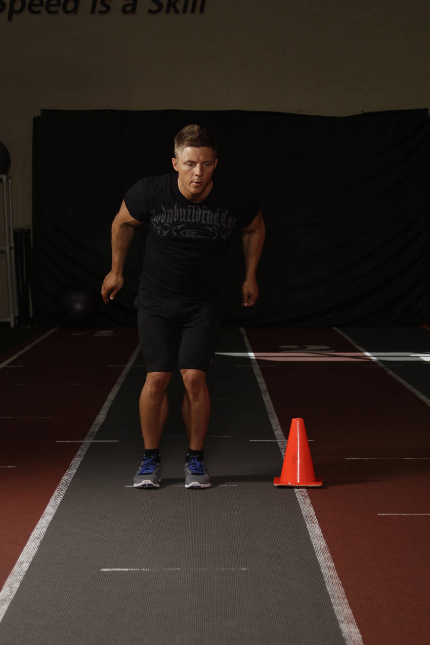 Side Hop-Sprint reference position 2