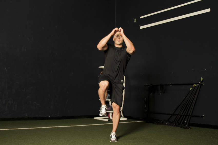 Single Leg Butt Kick reference position 2