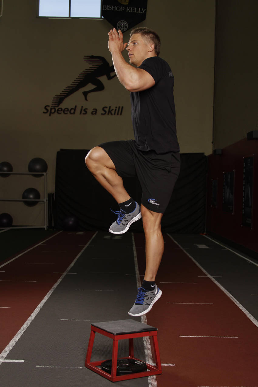 Single Leg Push-off reference position 2