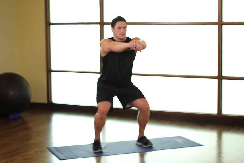 Sit Squats reference position 2