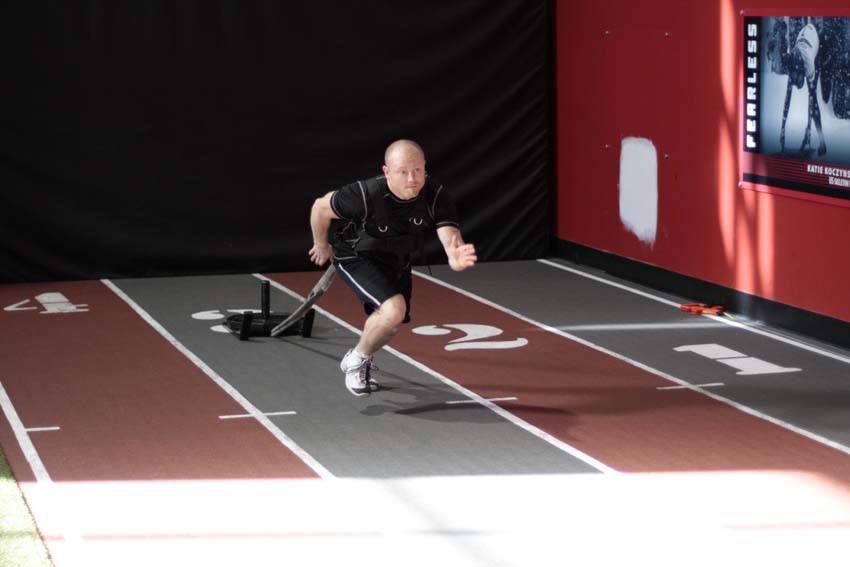 Sled Drag - Harness reference position 1