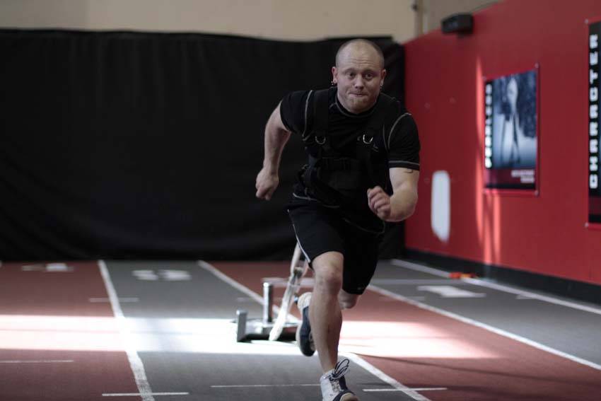 Sled Drag - Harness reference position 2