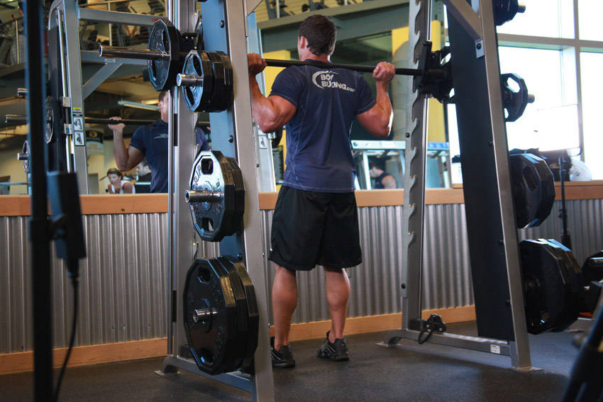 Smith Machine Squat reference position 2