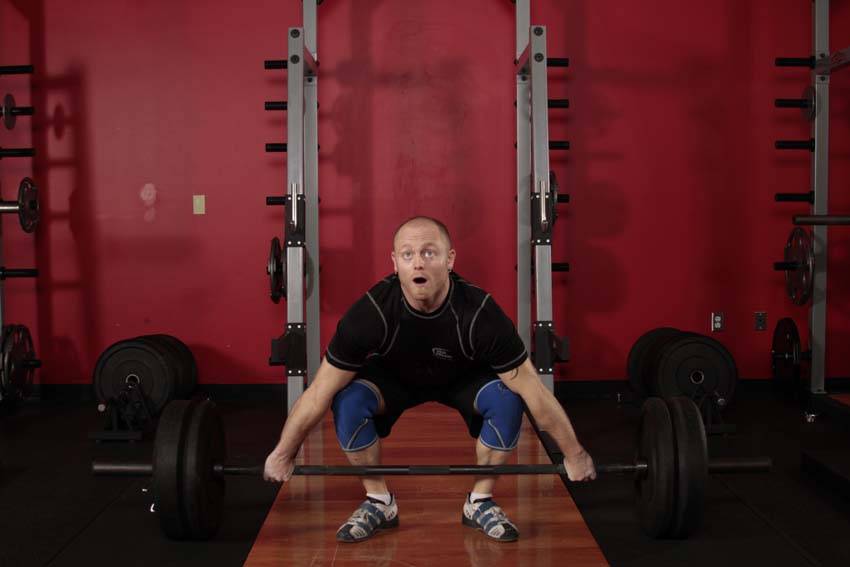 Snatch Deadlift reference position 1