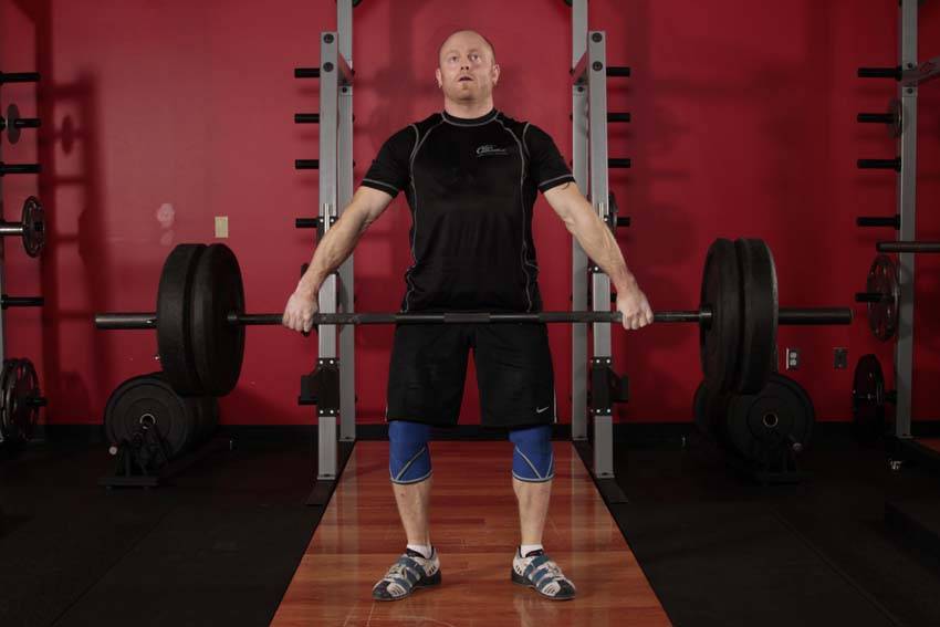 Snatch Deadlift reference position 2