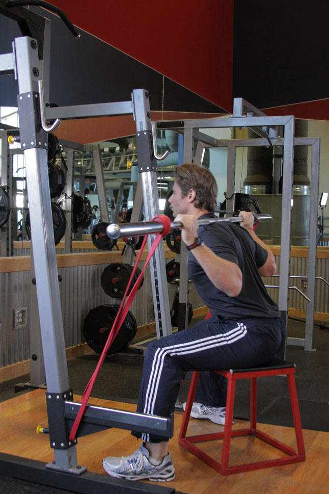 Speed Box Squat reference position 2