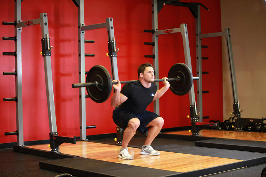 Speed Squats reference position 1