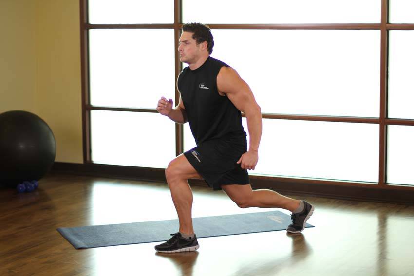 Split Squats reference position 2