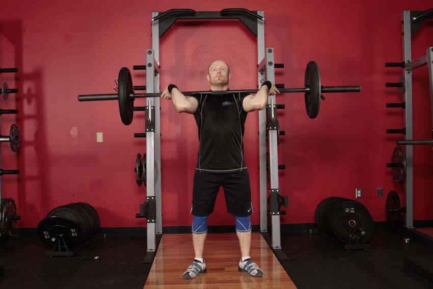 Squat Jerk reference position 1