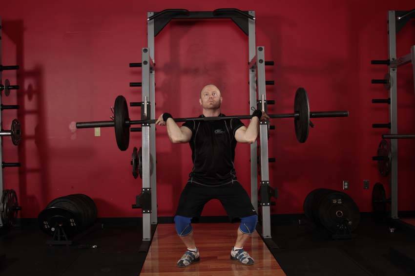Squat Jerk reference position 2