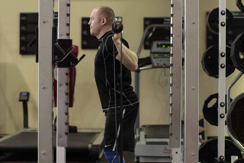 Squat with Bands reference position 1