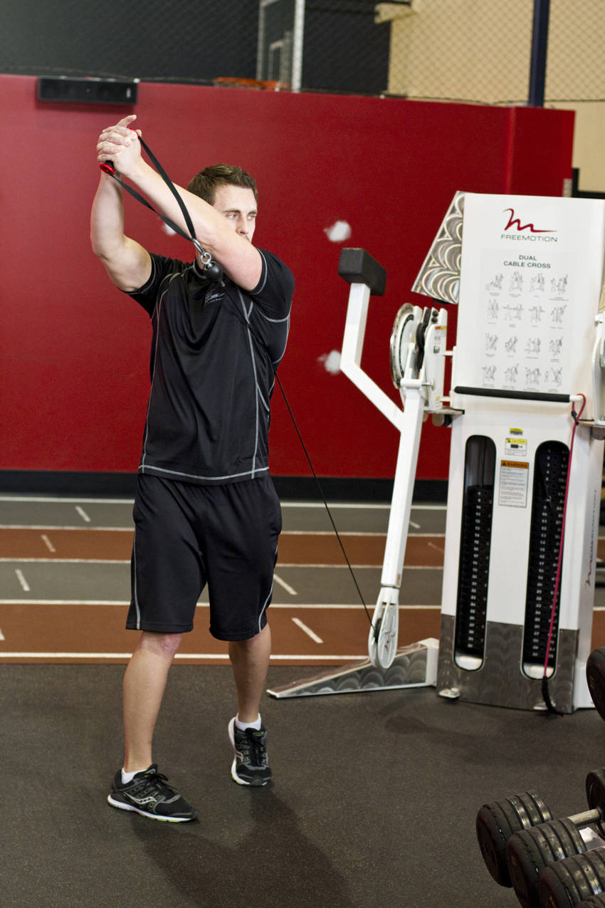 Standing Cable Lift reference position 2