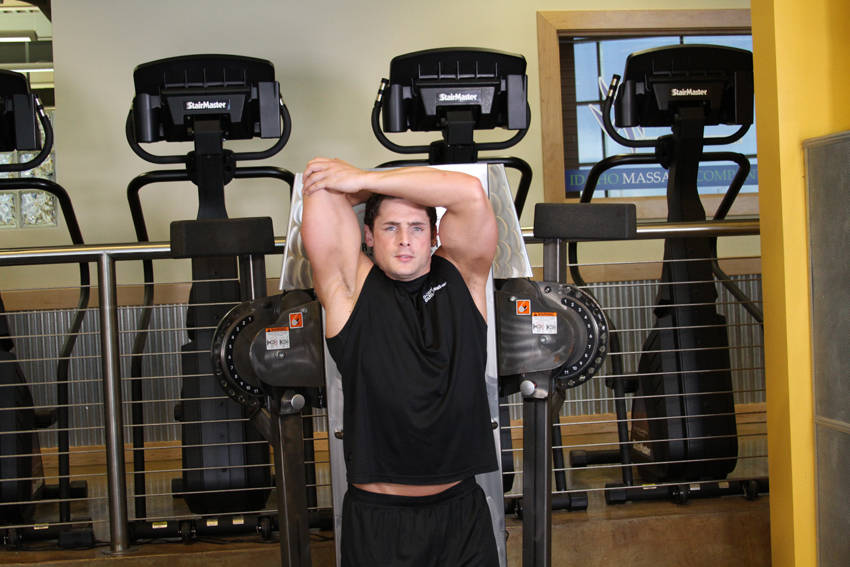 Standing Low-Pulley One-Arm Triceps Extension reference position 1