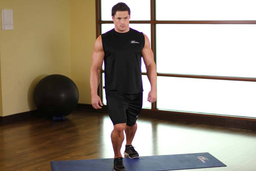 Standing Soleus And Achilles Stretch reference position 2