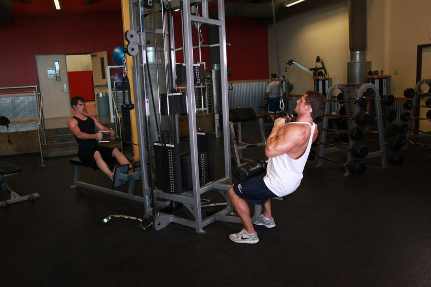 V-Bar Pulldown reference position 1
