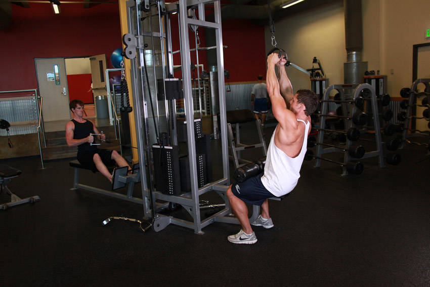 V-Bar Pulldown reference position 2