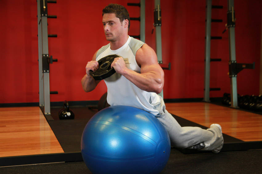 Weighted Ball Hyperextension reference position 2