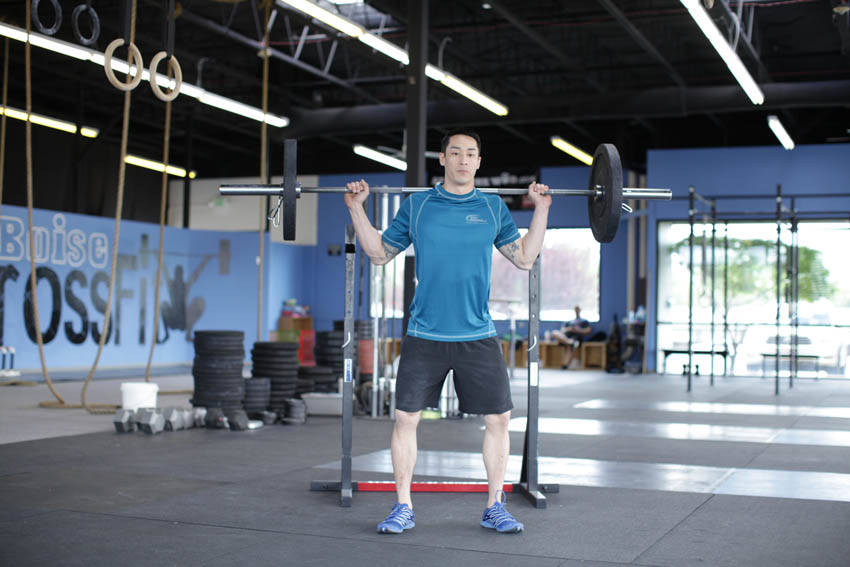 Weighted Jump Squat reference position 1
