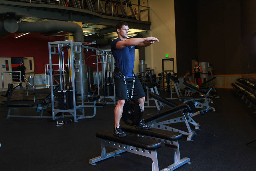 Weighted Squat reference position 1