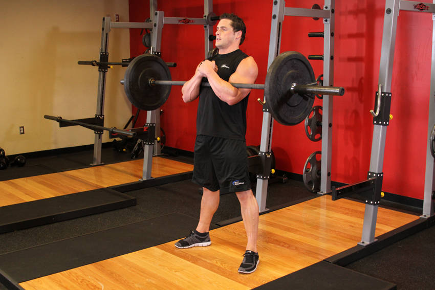Zercher Squats reference position 1