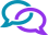 Logo with chat chain links