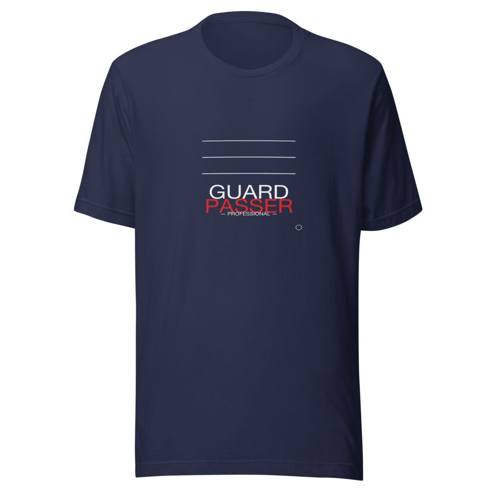 MU × BJJ #05 · TEE NAVY · GUARD PASSER — bjj