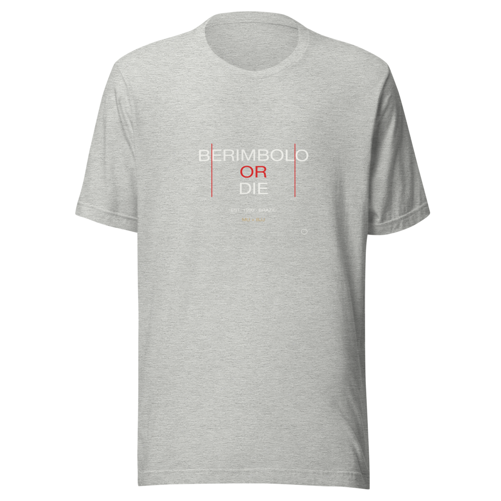 MU × BJJ #06 · TEE HEATHER · BERIMBOLO — bjj