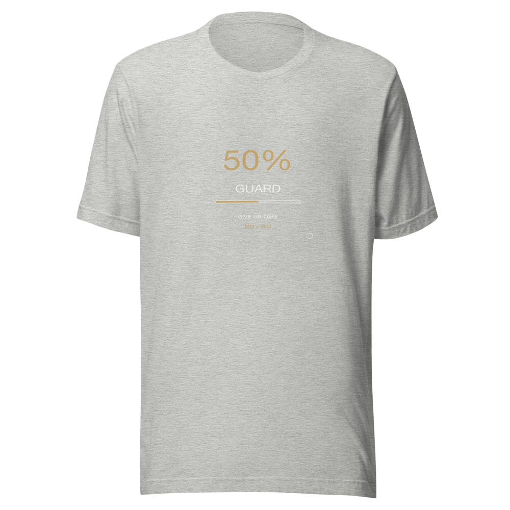 MU × BJJ #10 · TEE HEATHER · 50 GUARD — bjj