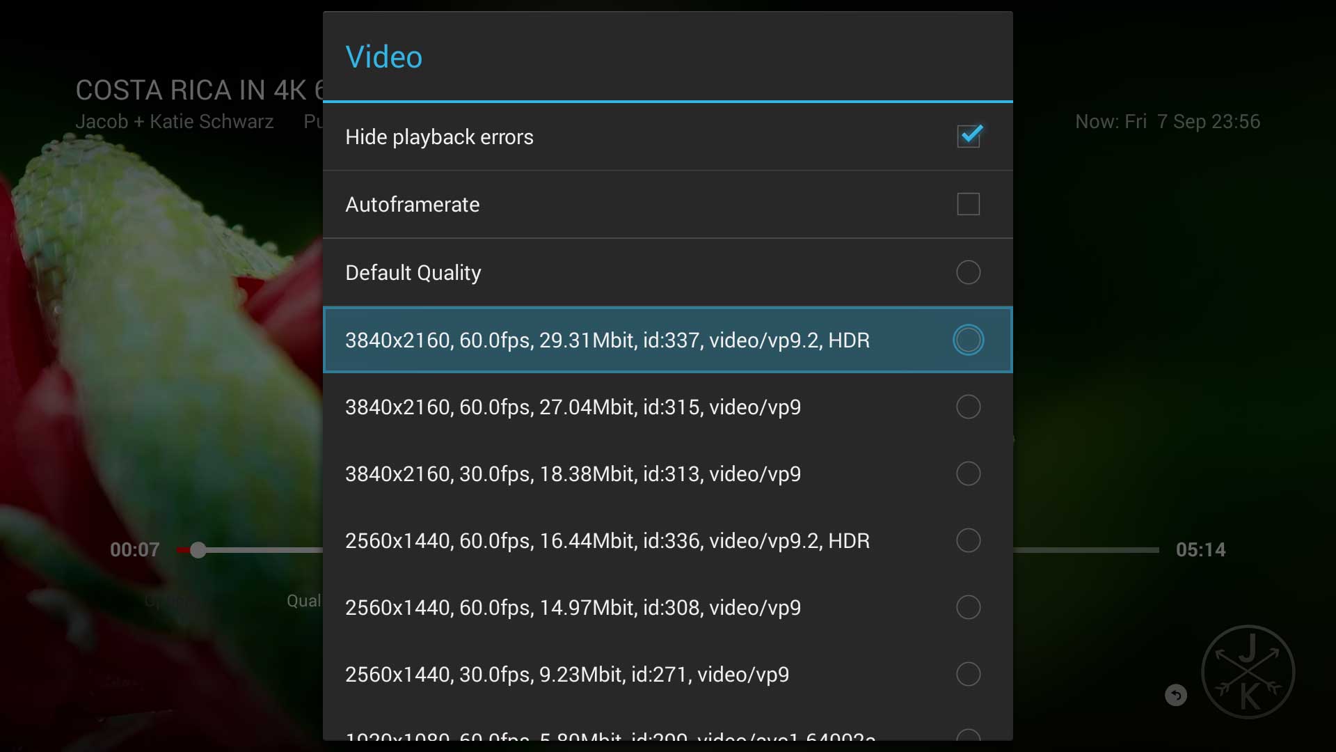 Screenshot of SmartYouTubeTV Screenshot of SmartYouTubeTV