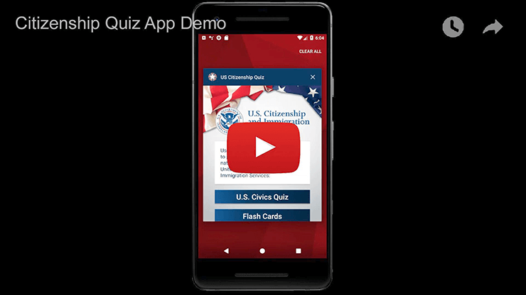 Citizenship Quiz App Demo