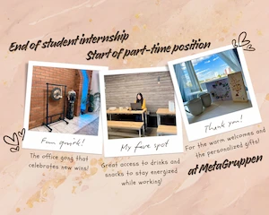 From Student Intern to Part-Time Employee!