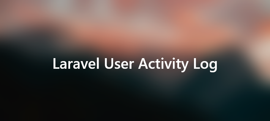 Logo mark of Laravel User Activity Log