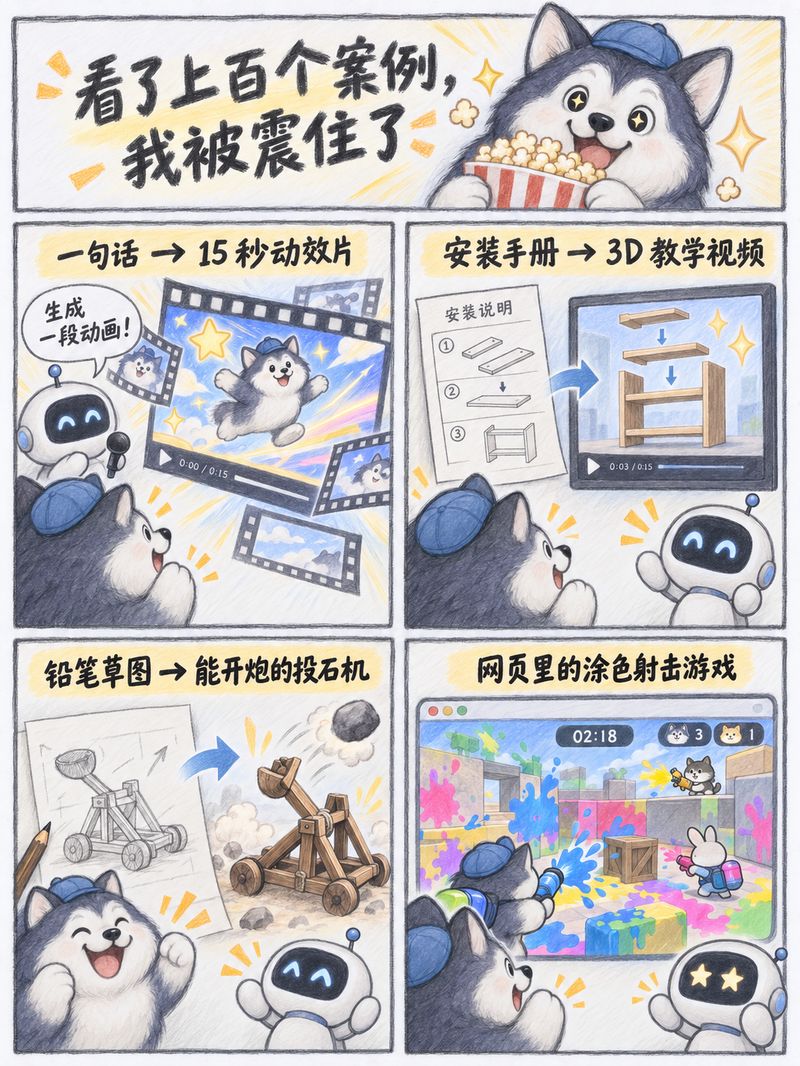 漫画小课堂示例页:Coding is all you need