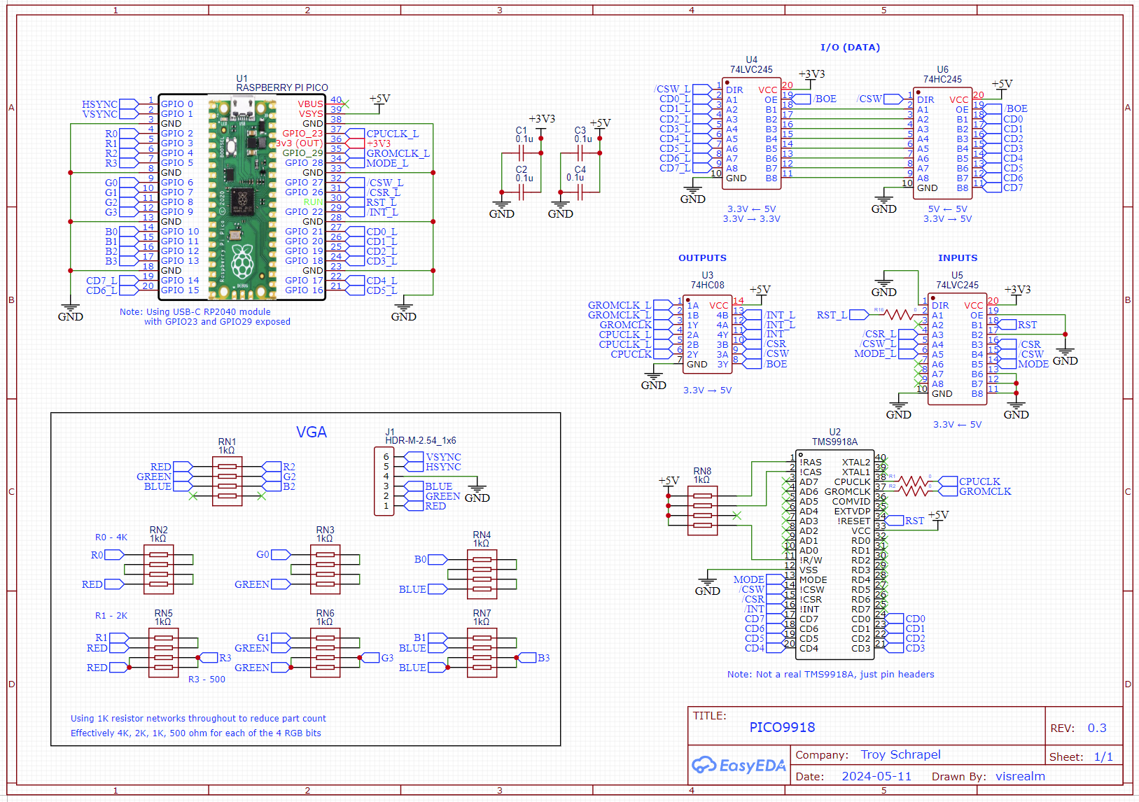 PICO9918 v0.3