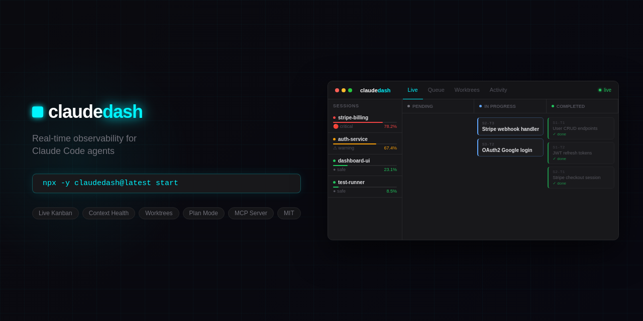 claudedash preview