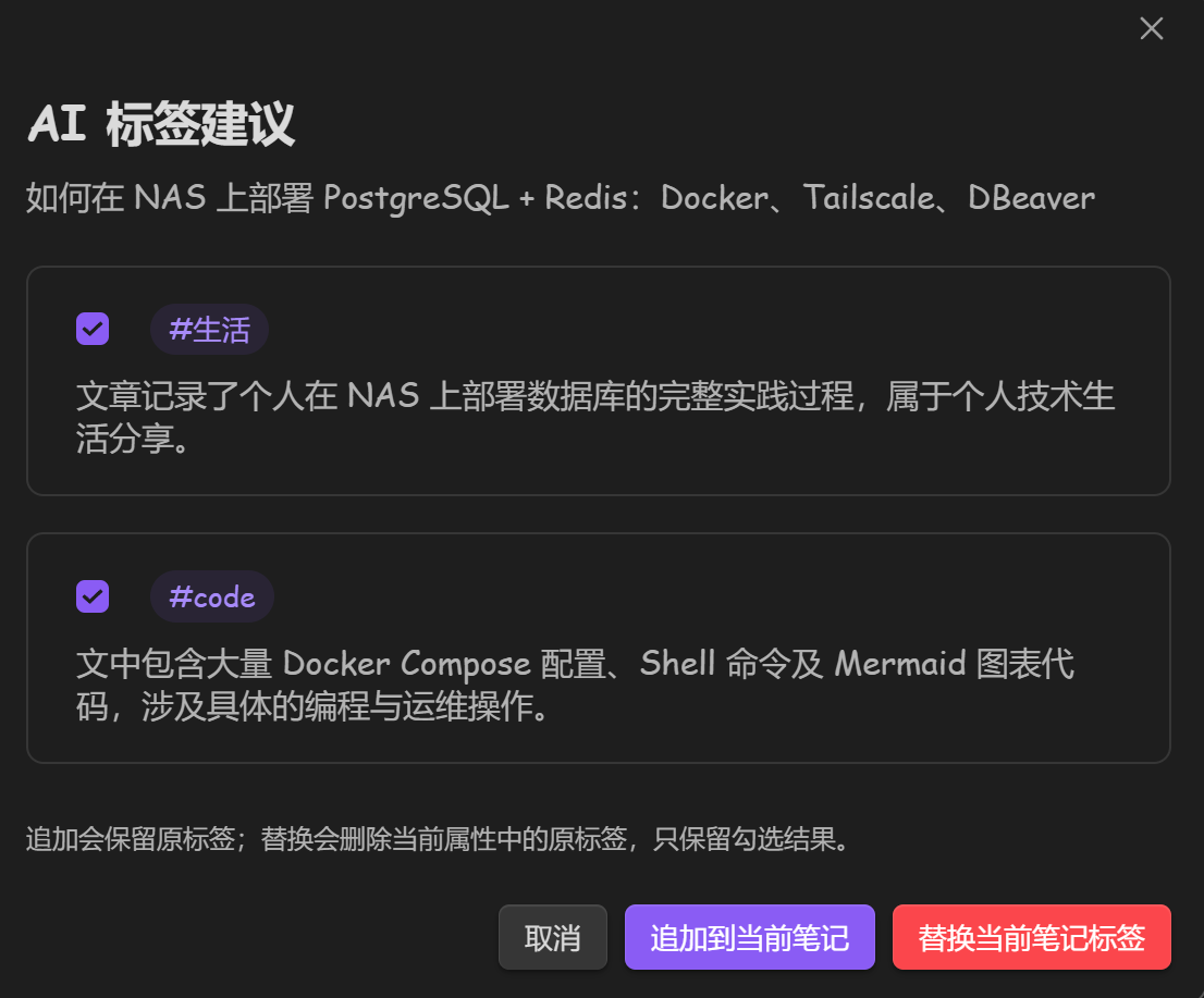 标签建议