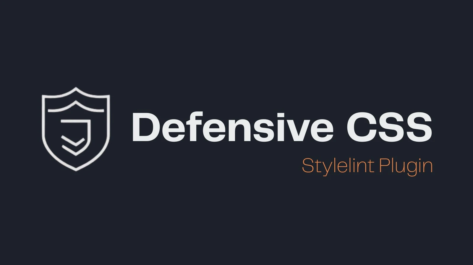 Stylelint Plugin - Defensive CSS Logo