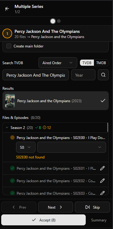 Multi-Series